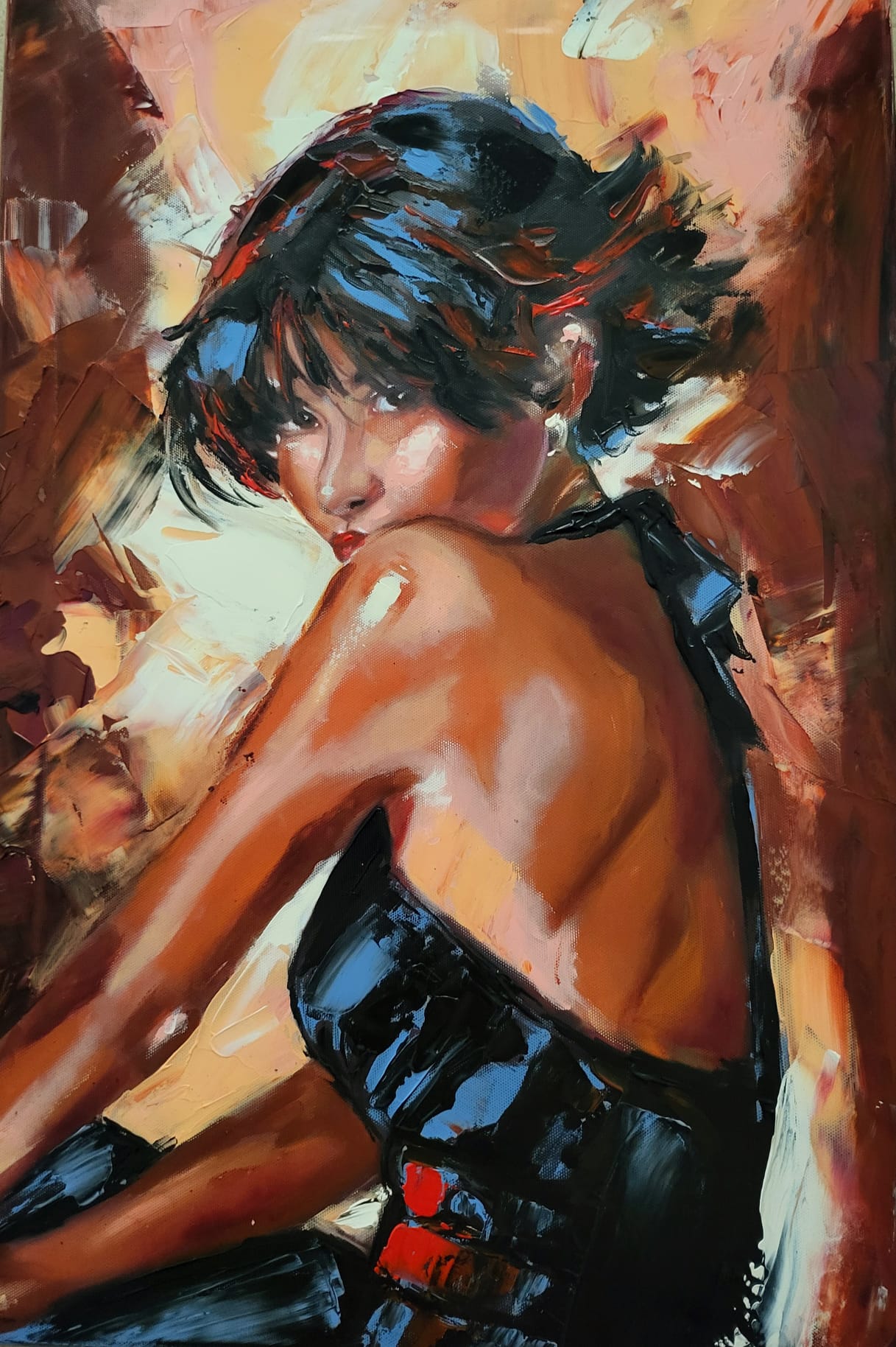ArteDiAlina.com painting: Can't take my eyes off you